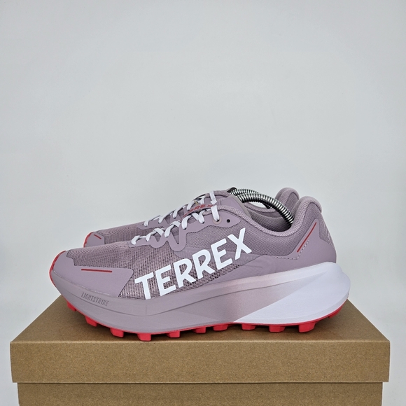 New adidas Terrex Agravic 3 'Preloved Fig' Women's Trail Running Shoes Size 7.5 - Picture 1 of 8